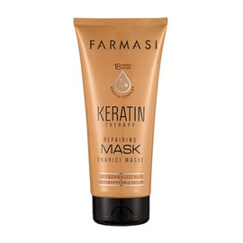 FARMASI Professional Keratin Therapy Repairing Hair Mask, Dry Damaged Color Treated Hair Restore, All Hair Types 6.7 fl. oz / 200 ml