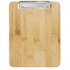 Olympia Fsc Bamboo Clipboard Menu Holder Wooden Board A4 Metal