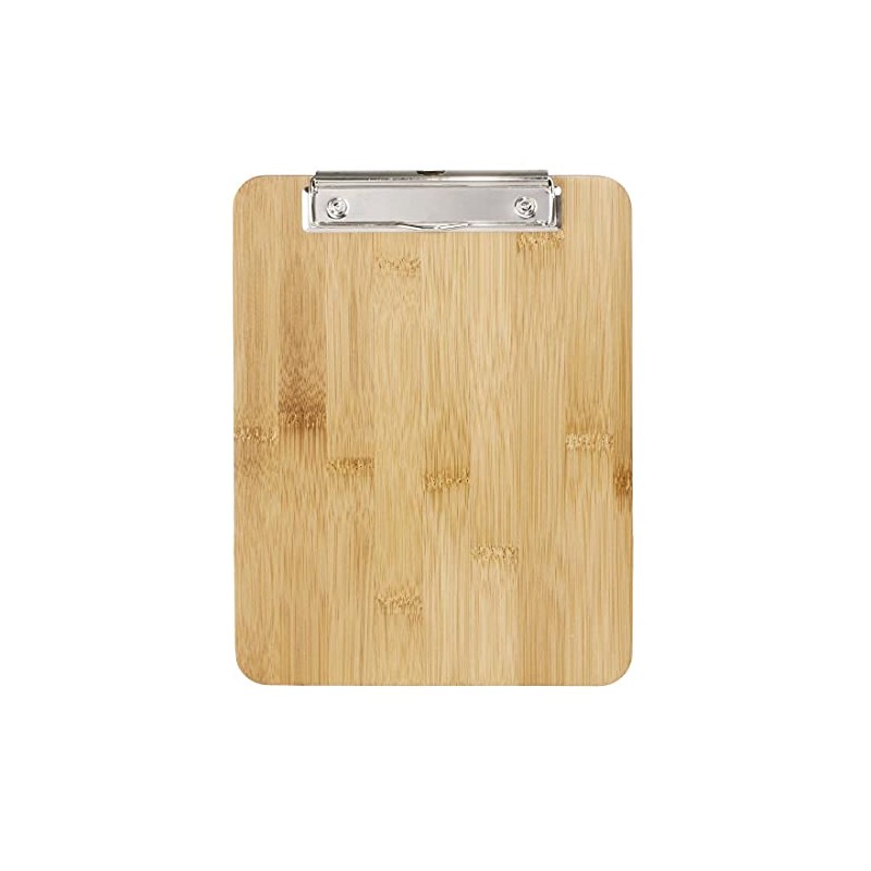 Olympia Fsc Bamboo Clipboard Menu Holder Wooden Board A4 Metal