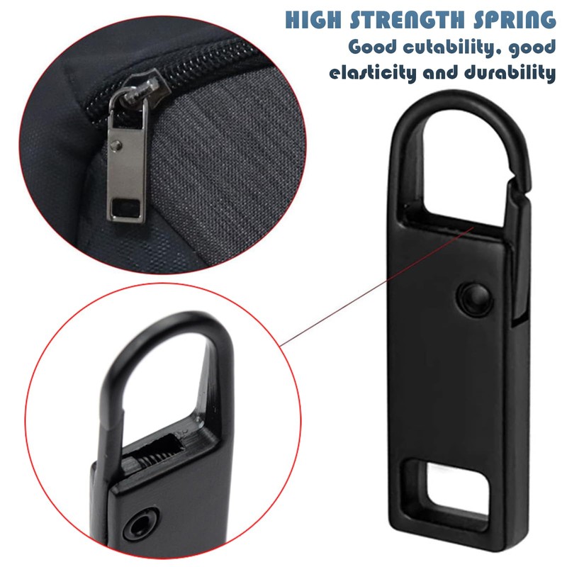 DKDDSSS 27 Pcs Zipper Pull, Zipper Pull Replacement, Zippers Repair