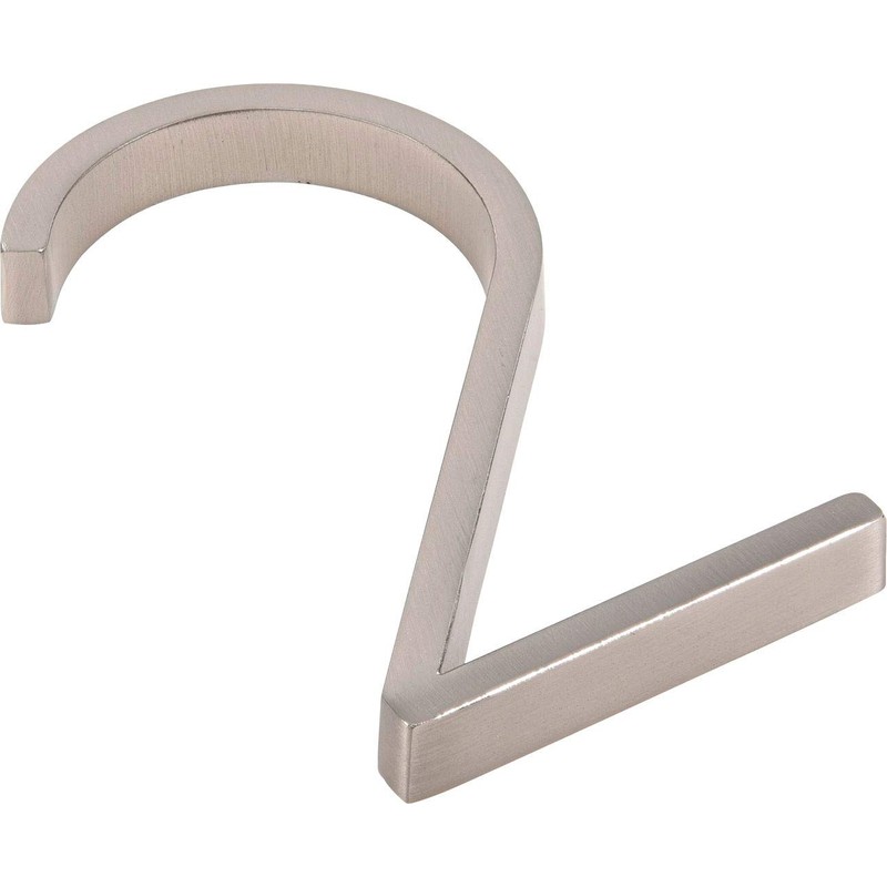 Distinctions 844702 Upgraded 5" Brushed Nickel 5" Floating House Number