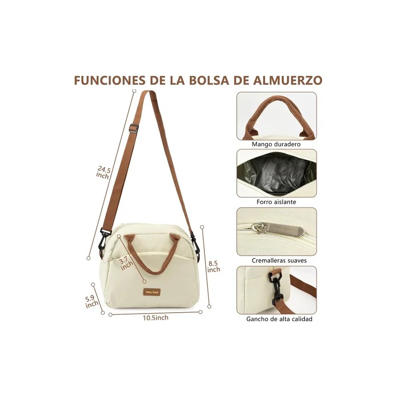 Bolsa De Almuerzo Lonchera Térmica Portátil Paquete