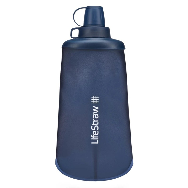 LifeStraw Peak Collapsible Squeeze Bottle 650ml, Dark Grey