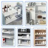 Adjustable Shelves Cupboard - 24 cm Wide, Adjustable Length 48-80