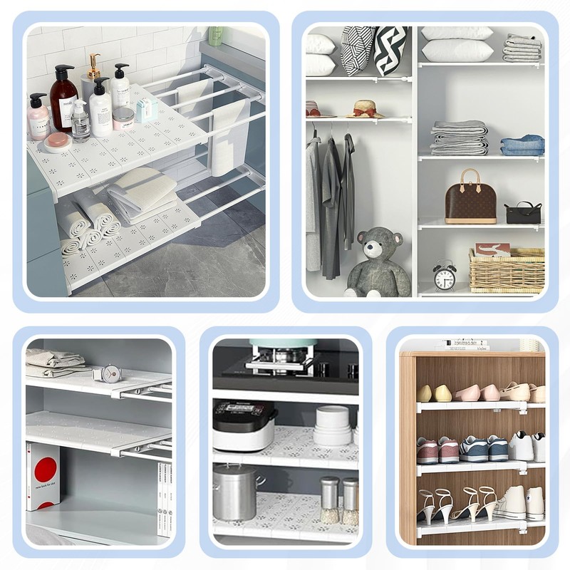 Adjustable Shelves Cupboard - 24 cm Wide, Adjustable Length 48-80