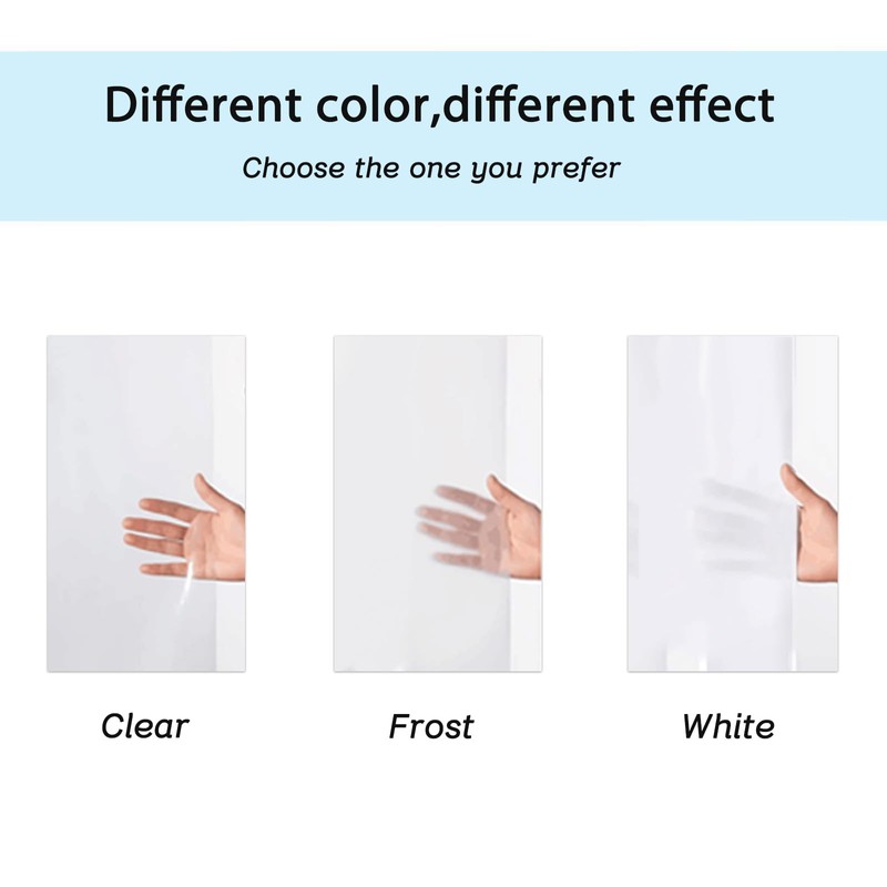 YISURE No Hook Extra Long Shower Curtain Liner 96 Inches,