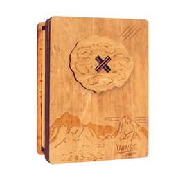 Logica Giochi Art.The Venus Mission - Wooden Brain Teaser - Secret Box - Difficulty 5/6 Incredible - Star Adventures Series