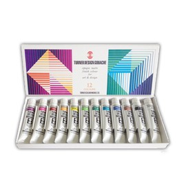 Turner Design Gouache Set of 12, 11ml Tubes