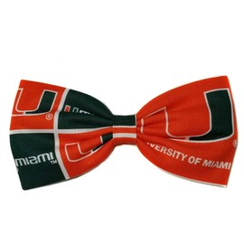 Sports Themes Hair Bow Collection (Barrette, Miami/Orange)