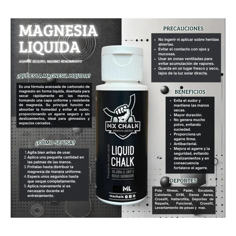 Magnesia Liquida Mxchalk 120 Ml