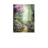 Twisted R Design 11x14 Lilac Path Canvas Print Wall Art