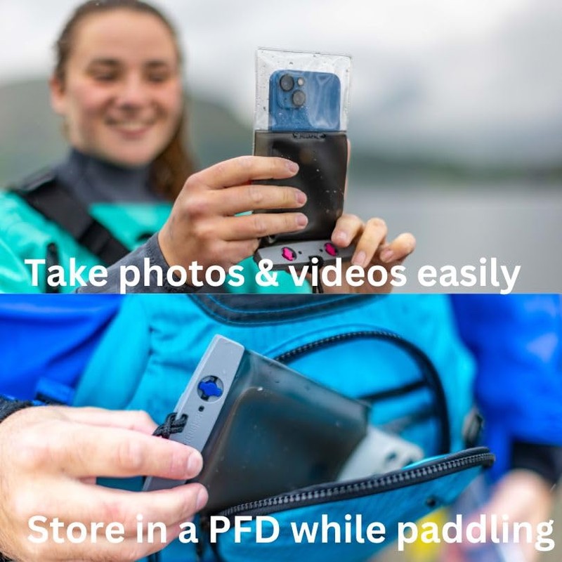 Aquapac Compact Plus, grey/pink, modren