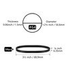 Tactical Rubber Bands Size #64 (3 1/2" x 1/4"), 100