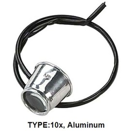 10x Silver Aluminum Jeweler's Eye Loupe with Flexible Head Band : (Pack of 2 Pcs.)