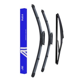 Premium Vipa Wiper Blade Set | fits: MINI MINI R56 LATE Hatchback (Jun 2012 to Dec 2014) | All-Weather Performance | Durable, Streak-Free Windshield Wipers | Easy Installation