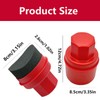 Tyre Dressing Applicator, Tyre Shine Applicator Tyre Cleaning Brush Curved