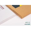 Wisaiboxl Kraft LP Mailers, 12.8x12.8x1 inch, Easy-Fold, Multi-Depth Vinyl Record