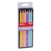 APLI 18059 Jumbo Pastel Colouring Pencils Assorted Box of 6