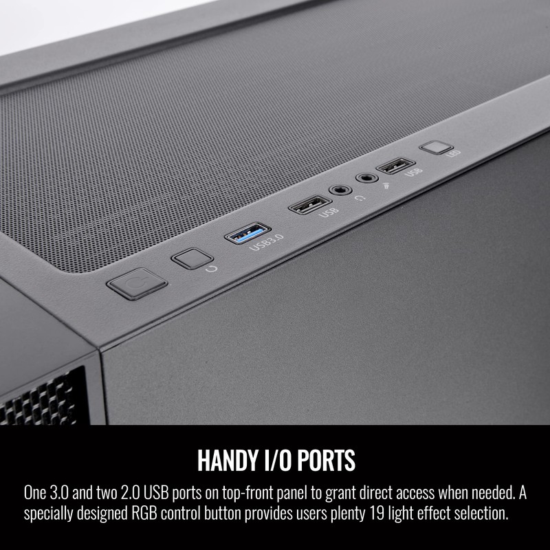 Thermaltake H700 TG Black Mid Tower ARGB Tempered Glass Computer
