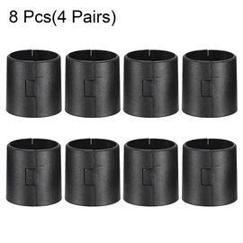 uxcell Wire Shelf Clips 1.5 Inch Wire Shelving Lock Clips Plastic for Wire Shelving System, 16 Pcs