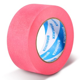 KIWIHUB Pink Painters Tape,2 inch x 60 Yards - Medium Adhesive Masking Tape for Painting,Labeling,DIY Crafting,Decoration and School Projects