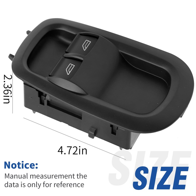 Hoypeyfiy GK2T-14A132-CA Double Window Control Switch, Replacement for Ford Transit