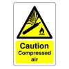 Safety First Display LTD Caution compressed air sign - 1.2mm