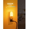 L LOHAS LED Amber Night Light, 2 Pack, Night Lights