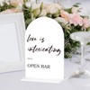 Open Bar Sign, Wedding Engagement Bridal Shower Open Bar Decor