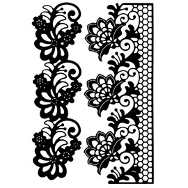 Ideen mit Herz Cutting Dies | Flower Borders | Pack of 2