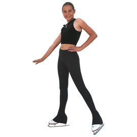 ChloeNoel P83 - Polar Fleece Figure Skating Pants by Polartec Black Adult Small