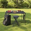 Homy Casa 18 Inch Portable Folding Camping Stool with Padded