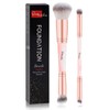 START MAKERS Brochas de Maquillaje de Doble Punta, Set de