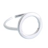 Helen de Lete Original Innovative Circle 925 Sterling Silver Open