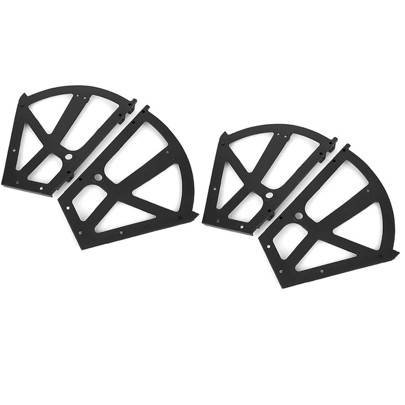 4Pcs ABS Furniture Hinge Shoes Drawer Cabinet Hinges Flip Plate