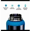 Stainless Steel Insulated Water Bottle, 32 oz, Blue Galaxy Design