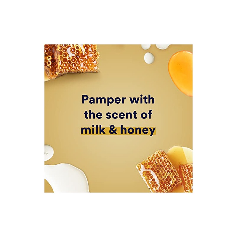 Suave Essentials Body Wash Creamy Milk and Honey Splash 15