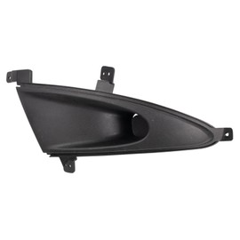 TRQ Left Fog Light Hole Cover Black Drivers Side Compatible with 2007-2010 Hyundai Elantra HY2598103