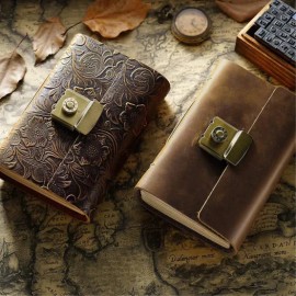 Stationery and Office Supply Notebook Diary Planner Leather for school, and desk organization, writing planning or paper accessory, and, Option 6