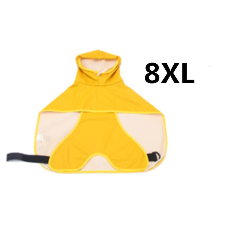 LATRAT Dog Raincoat, Waterproof Pet Raincoat with Hood Adjustable Coat