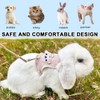 Adjustable Pet Harness and Leash Set – Breathable Cotton-Linen Blend,