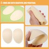 Almohadillas para Glúteos de Chinlon 1 Par, Beige, para Mujer