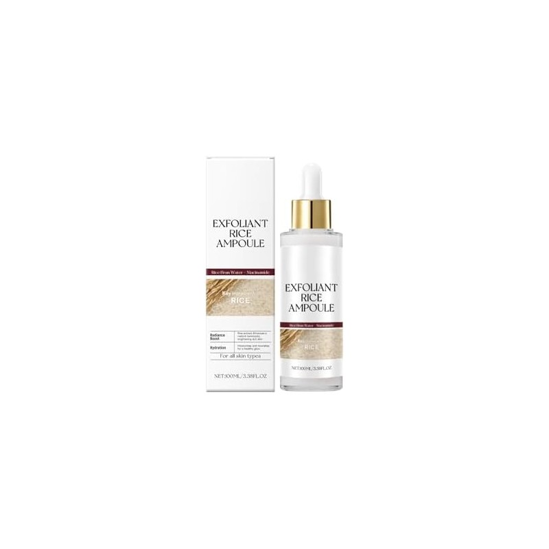 Ampolla Exfoliante De Arroz Blanco Y Negro Axnzp Limpieza Profunda