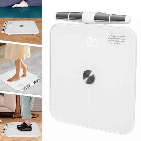 NEW!! 8 Electrode Bathroom Scale Body Fat Scale Weight BMI