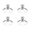 SIOPPKIK 4 x Suction Cups with Thread and Knurled Nut