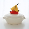 &NE NHK-048-DAWH Triangular Pot Holder, Duck White, Pot Mittens, Scandinavian