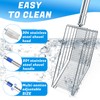 Viscogrip Chicken Poop Scooper, 304 Stainless Steel Shovel Head, 4-in-1