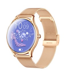 VALDUS VL55 PRO (2025) Gold - Health Watch Smartwatch with Telephony Function - AMOLED Display - Slim Lightweight