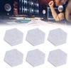 12PCS Hexagon Acoustic Panels High Density Sound Absorbing Panels Sound