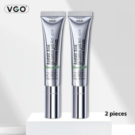 VGO Pelargonic Acid Oil Control Acne Essence Cream 12g (0.4 oz) - Moisturizing, Oil Control, Acne Relief, Jojoba & Olive Plant Ingredients Skincare Niacinamide Flower Clear Salicylic Sunflower - Specification: 2PCS